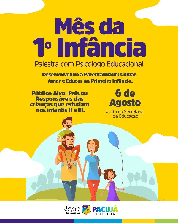 Iniciando o Mês da 1ª Infância